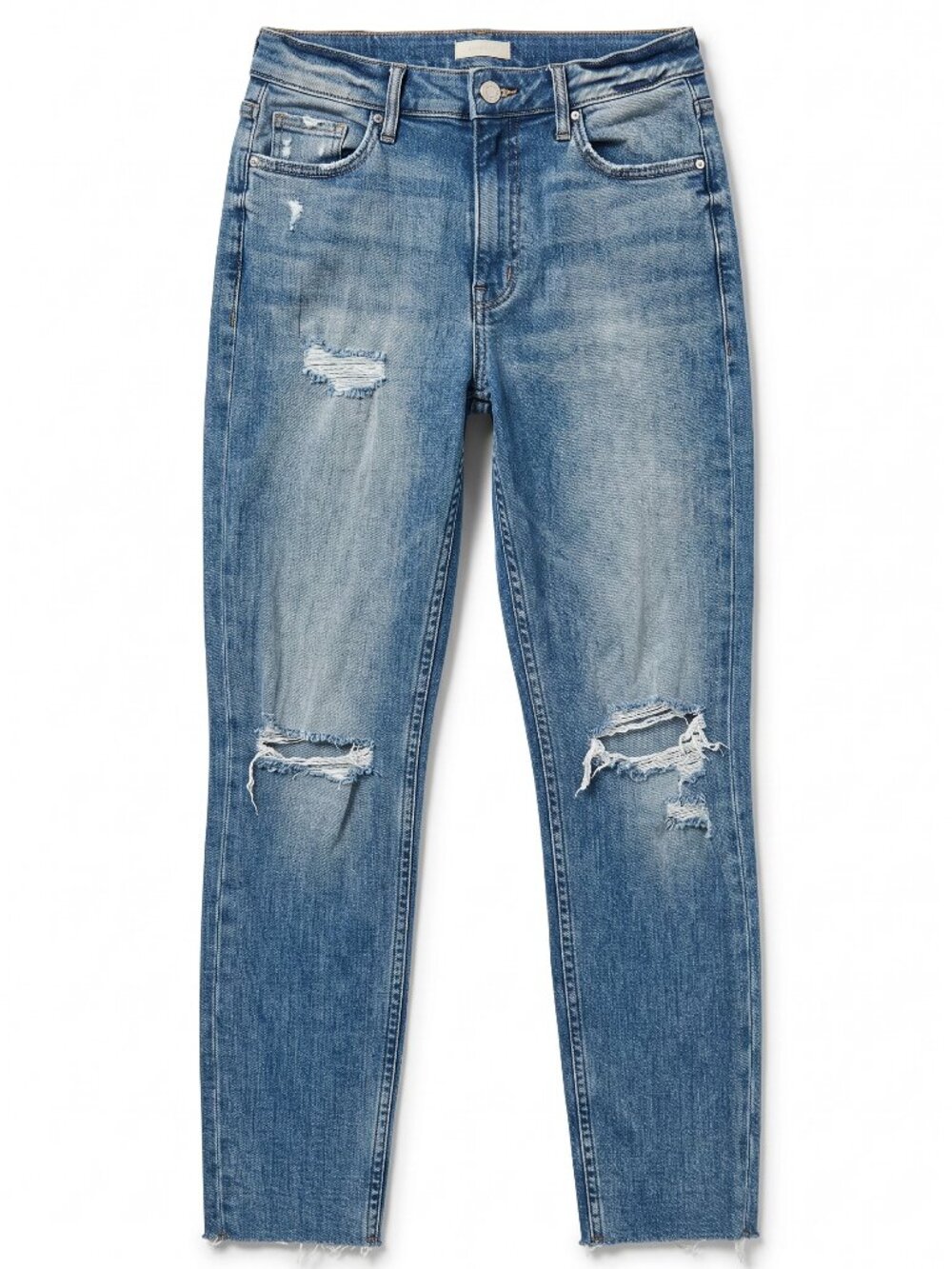MOTHER The Sinner Fray Losing Control Distressed Jeans Size 24